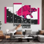 Pink Floyd Canvas - En Chair Et En Os Le Stade Olympique In The Flesh Concert Pink Floyd Canvas - En Chair Et En Os Le Stade Olympique In The Flesh Concert