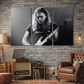Pink Floyd Canvas - Gilmour at Earls Court with the Black Strat 1973 Pink Floyd Canvas - Gilmour at Earls Court with the Black Strat 1973