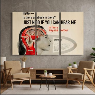 Pink Floyd Canvas - Hello Is There Anybody In There