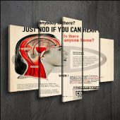 Pink Floyd Canvas - Hello Is There Anybody In There Pink Floyd Canvas - Hello Is There Anybody In There