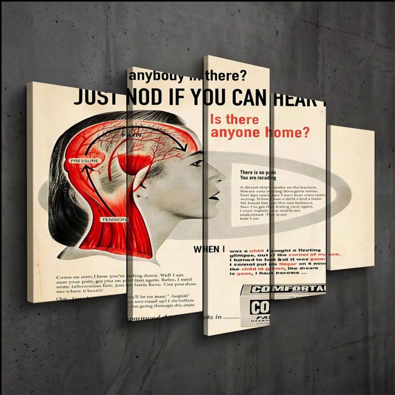 Pink Floyd Canvas - Hello Is There Anybody In There Pink Floyd Canvas - Hello Is There Anybody In There