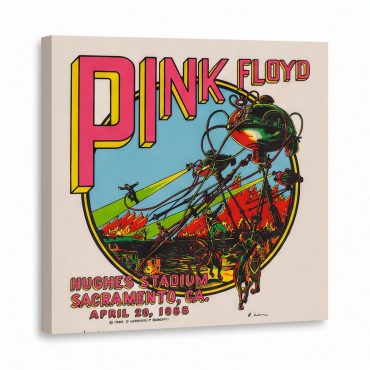 Pink Floyd Canvas - Hughes Stadium Sacramento Concert