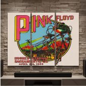 Pink Floyd Canvas - Hughes Stadium Sacramento Concert Pink Floyd Canvas - Hughes Stadium Sacramento Concert