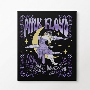 Pink Floyd Canvas - Moon Girl Marquee March 15 66 London