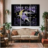 Pink Floyd Canvas - Moon Girl Marquee March 15 66 London Pink Floyd Canvas - Moon Girl Marquee March 15 66 London