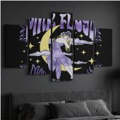 Pink Floyd Canvas - Moon Girl Marquee March 15 66 London Pink Floyd Canvas - Moon Girl Marquee March 15 66 London