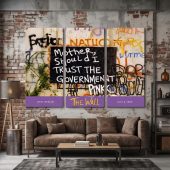 Pink Floyd Canvas - Mother Should I Trust The Government Berlin Wall 1990 Pink Floyd Canvas - Mother Should I Trust The Government Berlin Wall 1990