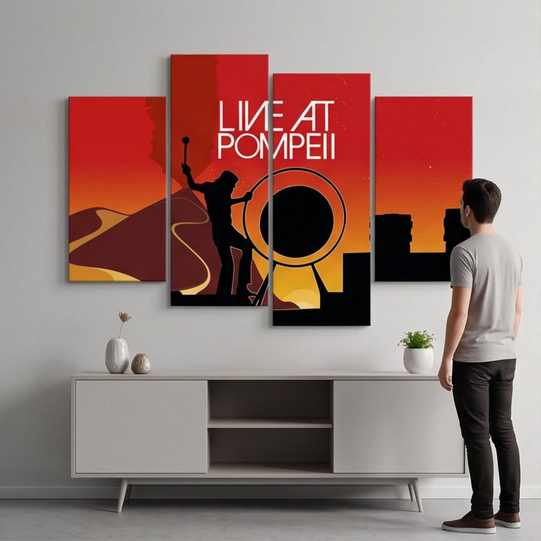 Pink Floyd Canvas - Pink Floyd Live At Pompeii Pink Floyd Canvas - Pink Floyd Live At Pompeii
