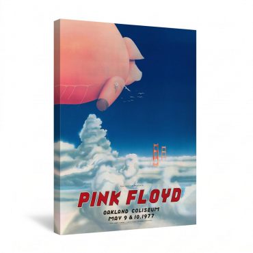 Pink Floyd Canvas - Pink Floyd Oakland Coliseum Poster Pink Floyd Canvas - Pink Floyd Oakland Coliseum Poster