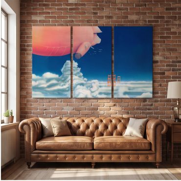 Pink Floyd Canvas - Pink Floyd Oakland Coliseum Poster