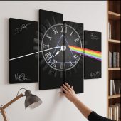 Pink Floyd Canvas - Pink Floyd quote Time Art Pre Signed