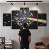 Pink Floyd Canvas - Pink Floyd quote Time Art Pre Signed