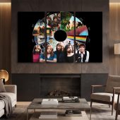 Pink Floyd Canvas - Pink Floyd Shirt Time Line Album Collage Signature Pink Floyd Canvas - Pink Floyd Shirt Time Line Album Collage Signature