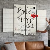 Pink Floyd Canvas - Pink Floyd The Wall Original Vintage Tour Poster for Dortmund Germany 1981