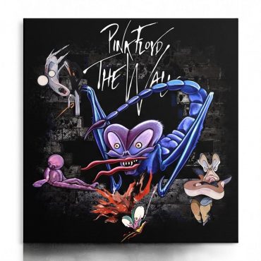 Pink Floyd Canvas - Pink Floyd The Wall Scorpion Mother Vintage Pink Floyd Canvas - Pink Floyd The Wall Scorpion Mother Vintage
