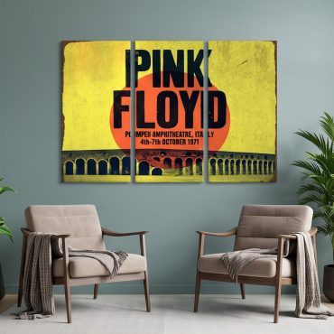 Pink Floyd Canvas - Pompeii Amphitheatre Italy 1971