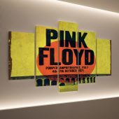 Pink Floyd Canvas - Pompeii Amphitheatre Italy 1971 Pink Floyd Canvas - Pompeii Amphitheatre Italy 1971
