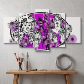 Pink Floyd Canvas - Tallenge Pink Floyd And Jimi Hendrix 1967 Vintage UK Concert Pink Floyd Canvas - Tallenge Pink Floyd And Jimi Hendrix 1967 Vintage UK Concert