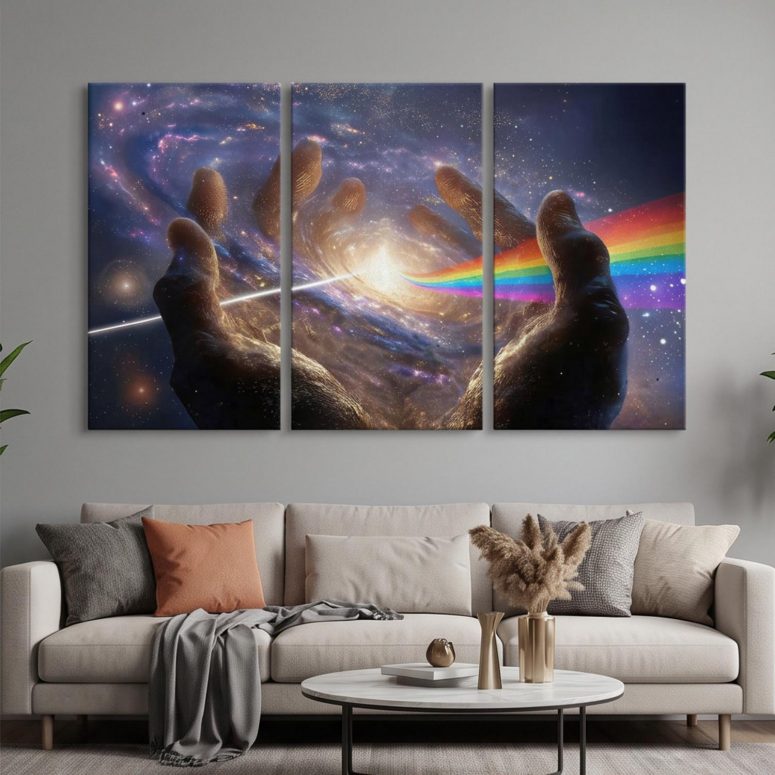 Pink Floyd Canvas - The Center Of The Universe DSOTM Pink Floyd Canvas - The Center Of The Universe DSOTM