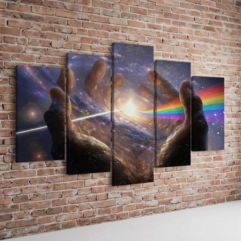 Pink Floyd Canvas - The Center Of The Universe DSOTM Pink Floyd Canvas - The Center Of The Universe DSOTM