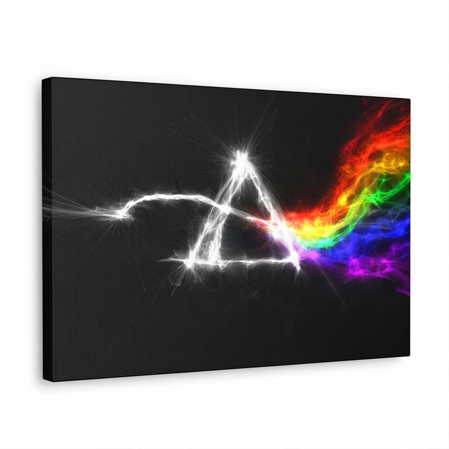 Pink Floyd Canvas - The Dark Side Of The Moon Electric Smoke Pink Floyd Canvas - The Dark Side Of The Moon Electric Smoke