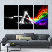 Pink Floyd Canvas - The Dark Side Of The Moon Electric Smoke Pink Floyd Canvas - The Dark Side Of The Moon Electric Smoke