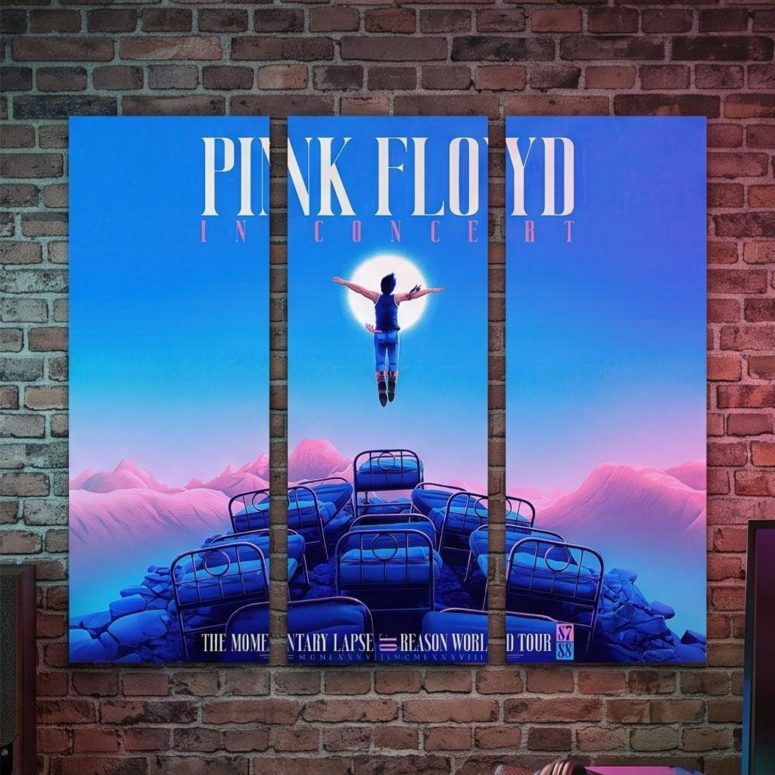 Pink Floyd Canvas - The Momentary Lapse Of Reason Tour Pink Floyd Canvas - The Momentary Lapse Of Reason Tour