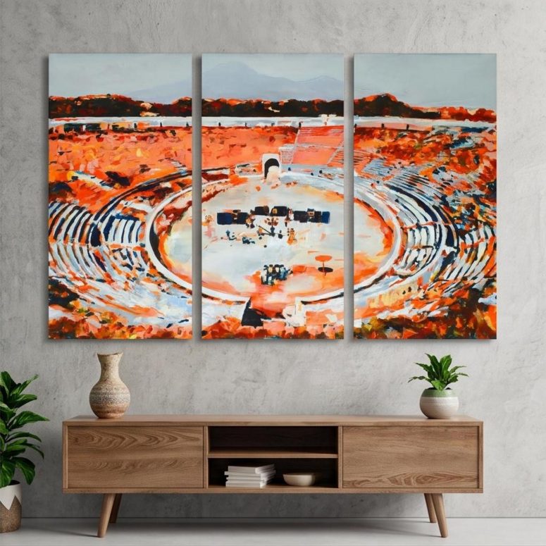 Pink Floyd Canvas - This is where the magic happens Pink Floyd in Pompeii Painting Pink Floyd Canvas - This is where the magic happens Pink Floyd in Pompeii Painting