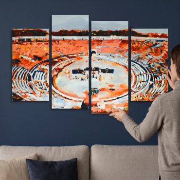 Pink Floyd Canvas - This is where the magic happens Pink Floyd in Pompeii Painting