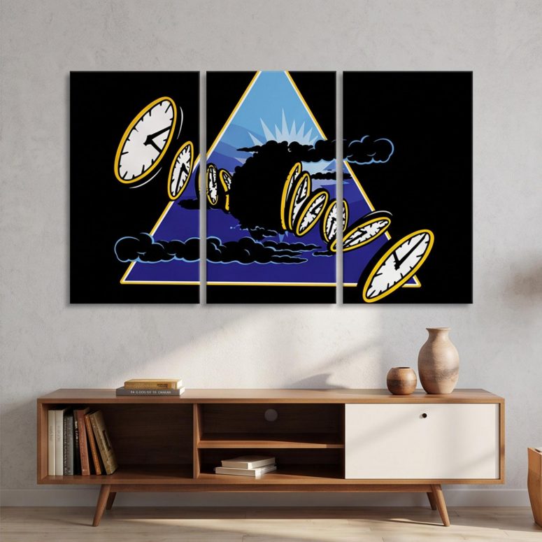 Pink Floyd Canvas - Time Dark Side Of The Moon