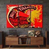 Pink Floyd Canvas - Vintage Concert Poster from Fillmore Auditorium Pink Floyd Canvas - Vintage Concert Poster from Fillmore Auditorium