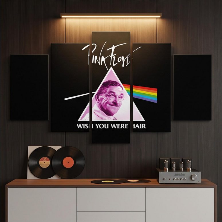 Pink Floyd Canvas - Wish You Were Hair Pink Floyd Canvas - Wish You Were Hair