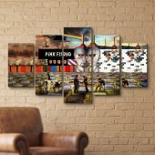 Pink Floyd Canvas - Wish You Were Here Dark Side Of The Moon Pink Floyd The Wall Division Bell Animals