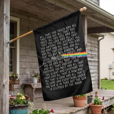 Pink Floyd Flag - All that you touch and all that you see Eclipse Lyrics