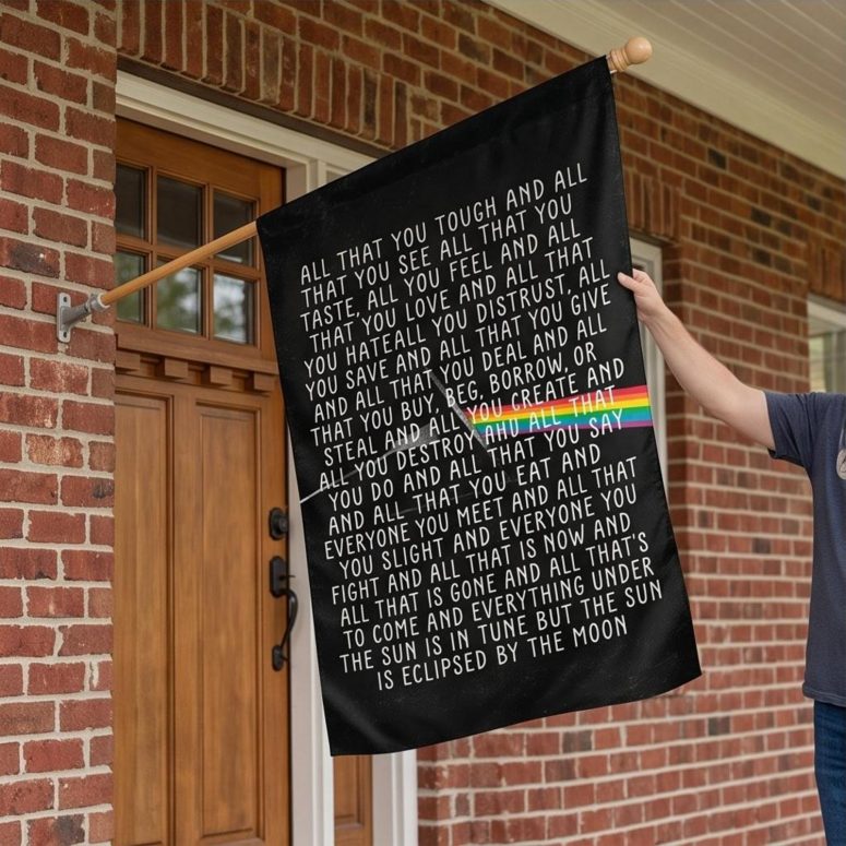 Pink Floyd Flag - All that you touch and all that you see Eclipse Lyrics