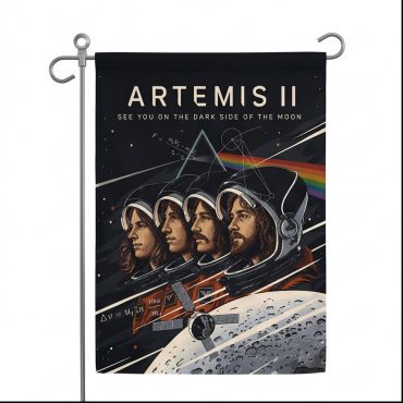 Pink Floyd Flag - Artemis II See You On The Dark Side Of The Moon Pink Floyd Flag - Artemis II See You On The Dark Side Of The Moon