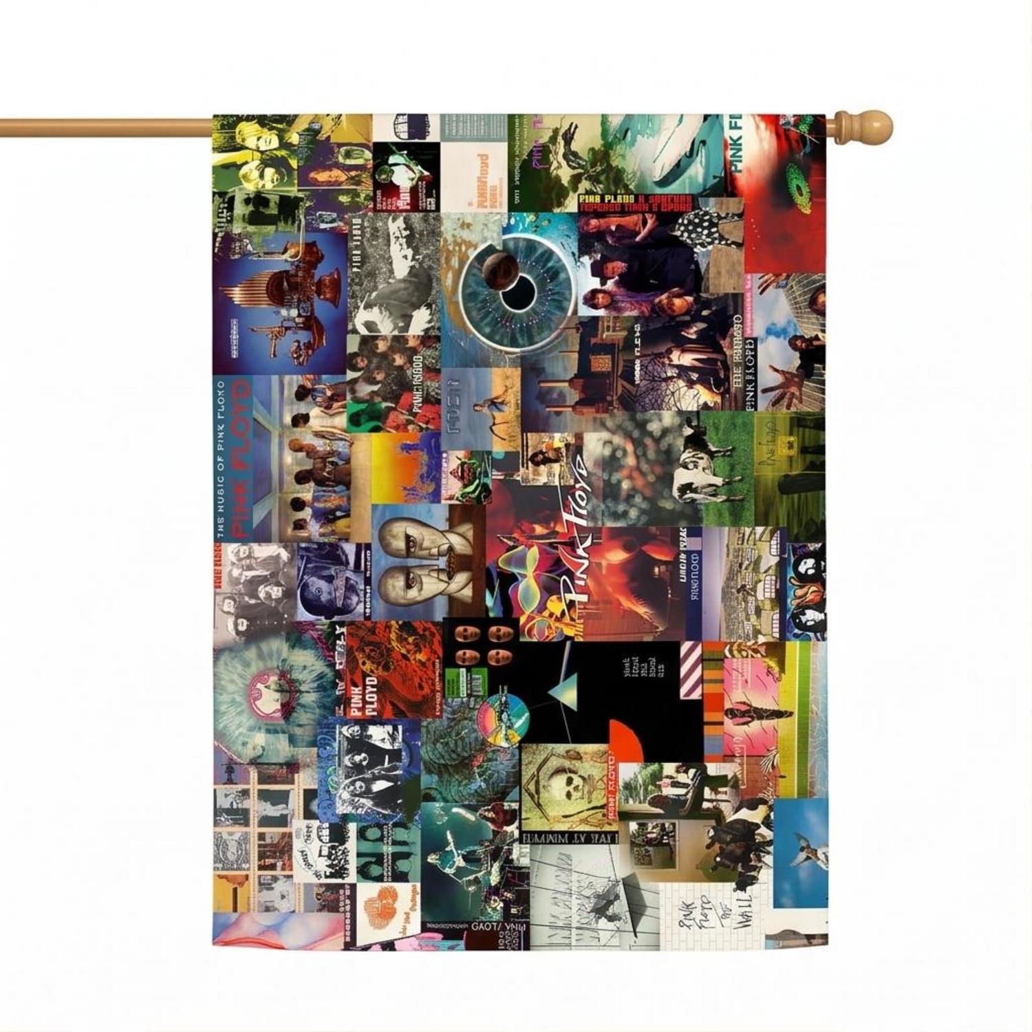 Pink Floyd Flag - Collage Albums Pink Floyd Flag - Collage Albums
