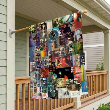 Pink Floyd Flag - Collage Albums