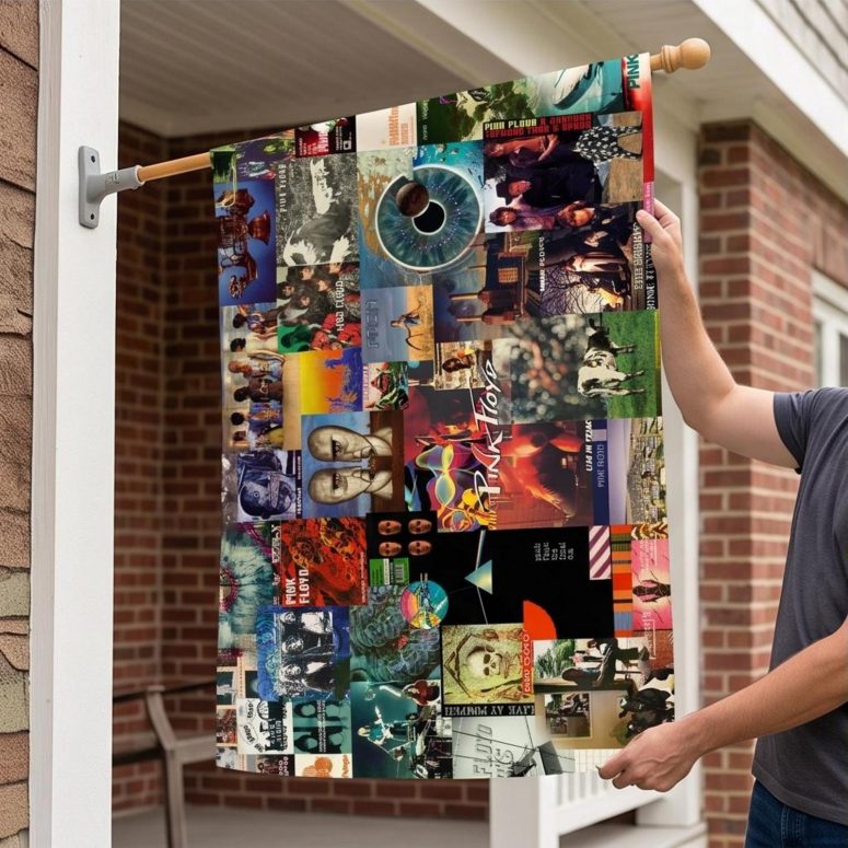Pink Floyd Flag - Collage Albums Pink Floyd Flag - Collage Albums