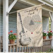 Pink Floyd Flag - Comfortably Numb Lyrics Band Signatures Pink Floyd Flag - Comfortably Numb Lyrics Band Signatures