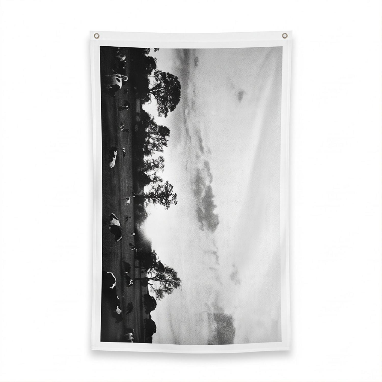 Pink Floyd flag - Cow Field Pink Floyd flag - Cow Field
