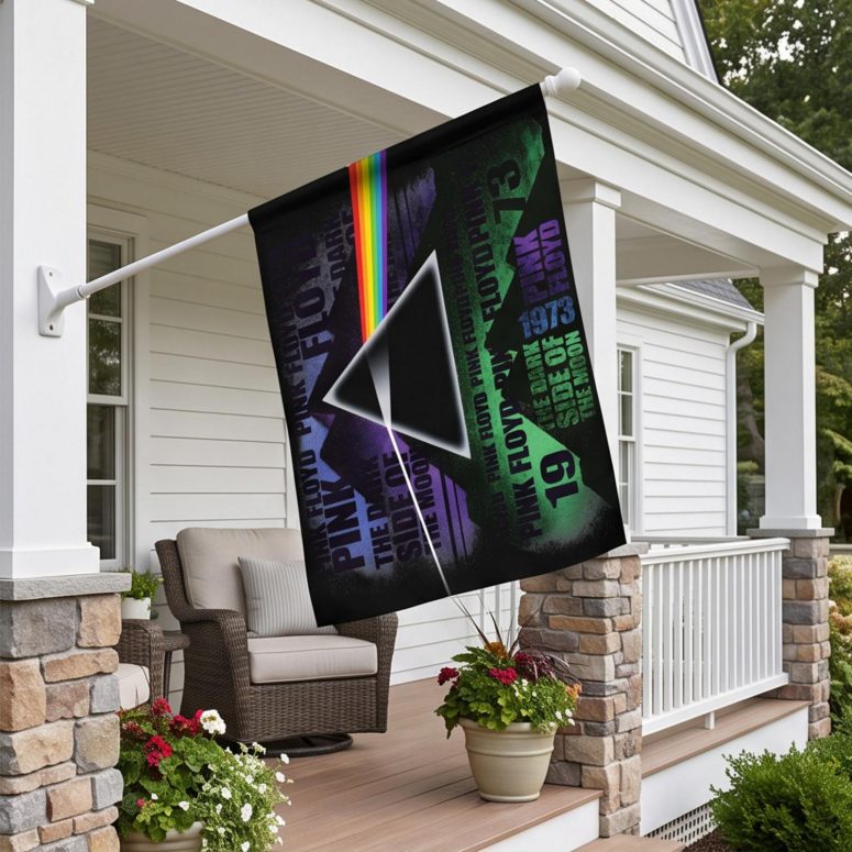 Pink Floyd Flag - Dark Side of The Moon 1973 Pyramid Prims Pink Floyd Flag - Dark Side of The Moon 1973 Pyramid Prims