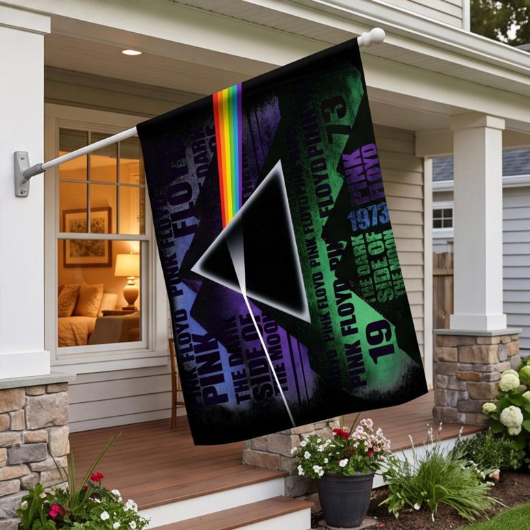 Pink Floyd Flag - Dark Side of The Moon 1973 Pyramid Prims Pink Floyd Flag - Dark Side of The Moon 1973 Pyramid Prims
