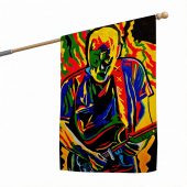 Pink Floyd Flag - David Gilmour Legend Abstract Art
