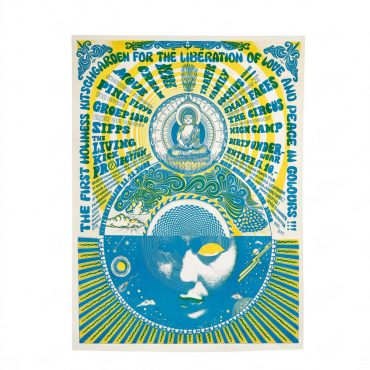 Pink Floyd Flag - Den Haag Netherlands 1968 Concert