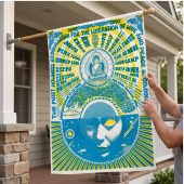 Pink Floyd Flag - Den Haag Netherlands 1968 Concert