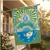 Pink Floyd Flag - Den Haag Netherlands 1968 Concert