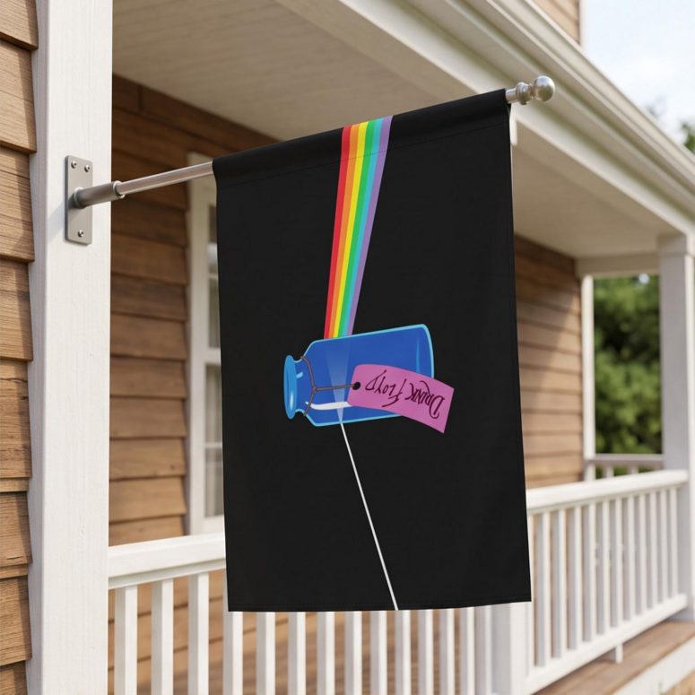 Pink Floyd Flag - Drink Floyd Alice in Wonderland Meets TDSOTM