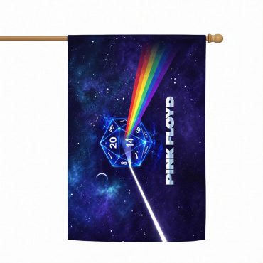 Pink Floyd Flag - DSOTM x Dungeons and Dragons Dice