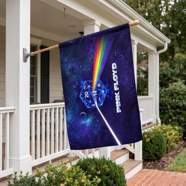 Pink Floyd Flag - DSOTM x Dungeons and Dragons Dice